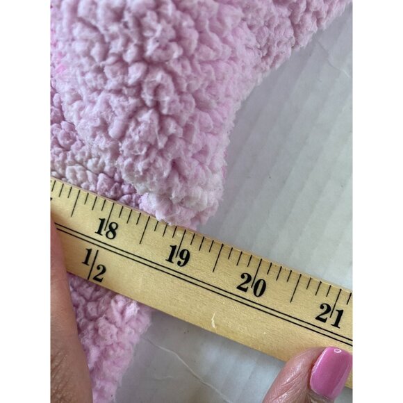 Hello Kitty x H&M Girls Jacket Size 12/14 Pink Sherpa Fleece Full Zip Samrio - Picture 9 of 11